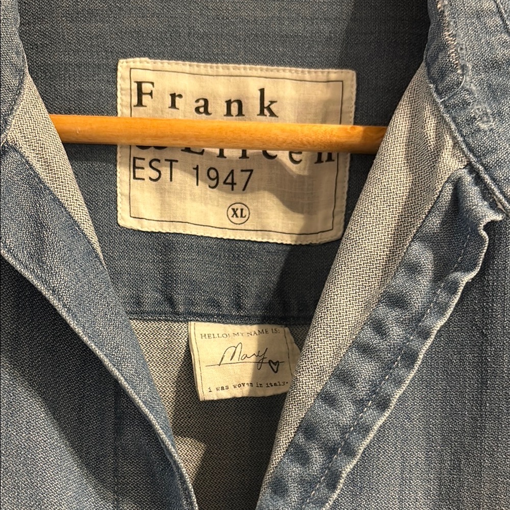 Frank & Eileen Blue Denim Shirt Dress - Picture 2 of 3